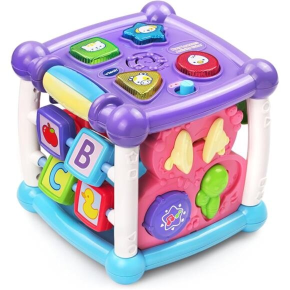Busy Learners Activity Cube, Purple